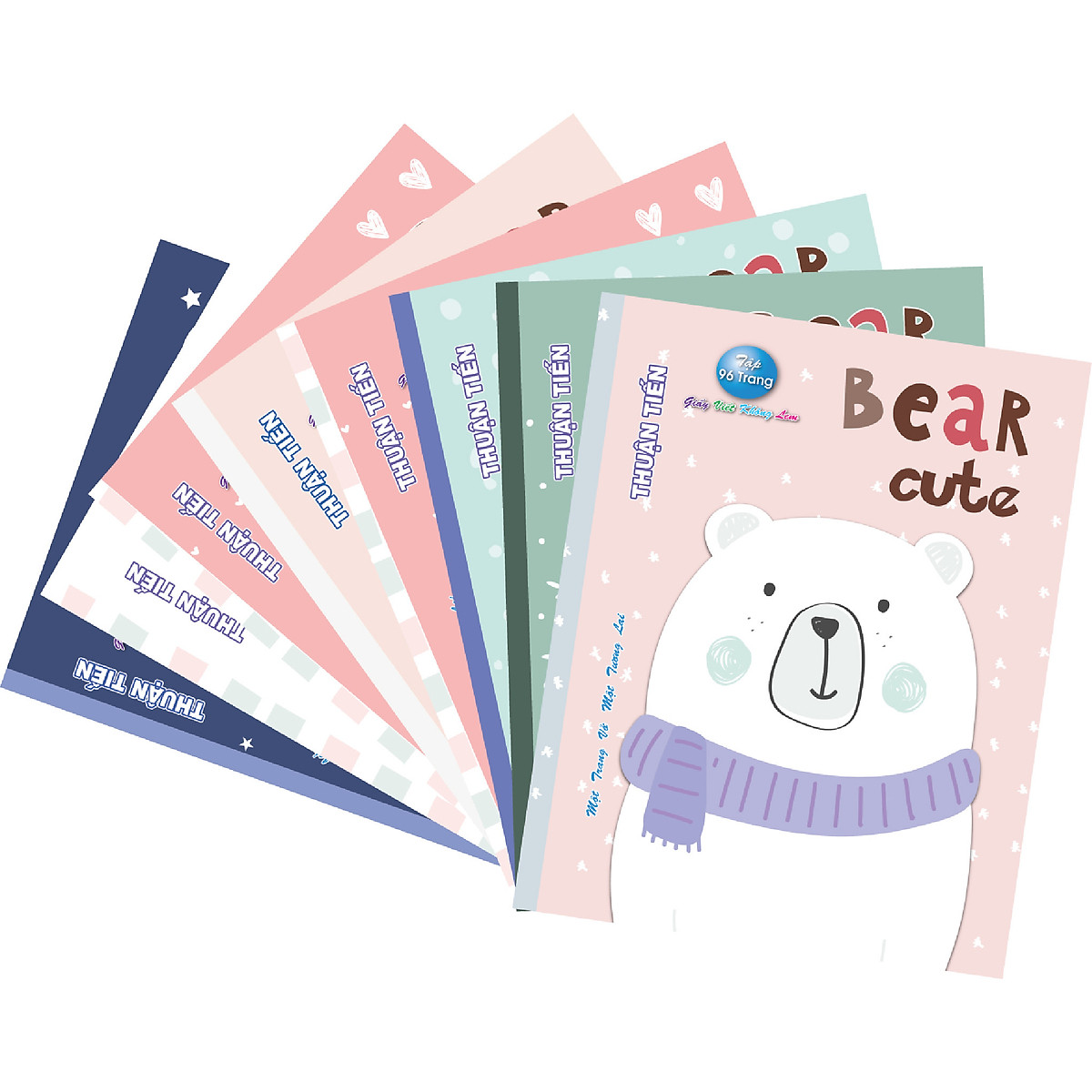 Mua Lốc 10 Quyển Tập Bear Cute- 4 Ôly- 5 Ôly (96 Trang) -mẫu ngẫu ...
