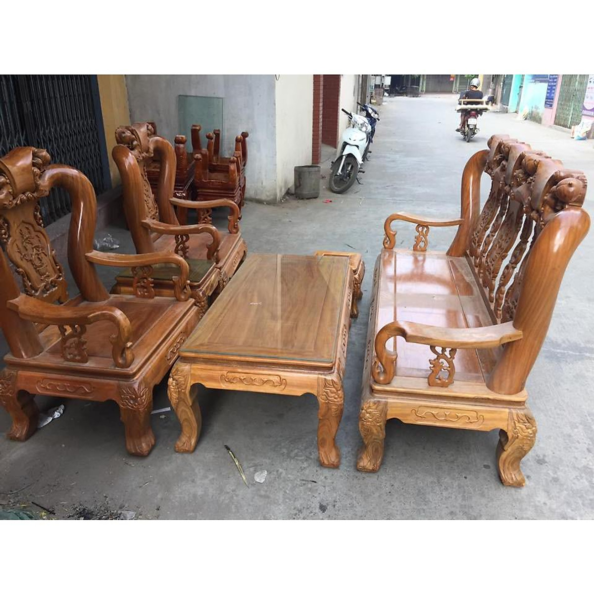 Mua Bộ bàn ghế đồng kỵ quốc đào gỗ lim tay 10 và tay 12 | Tiki Mua Bộ Bàn Ghế Đồng Kỵ Quốc Đào Gỗ Lim Tay 10 Và Tay 12 | Tiki