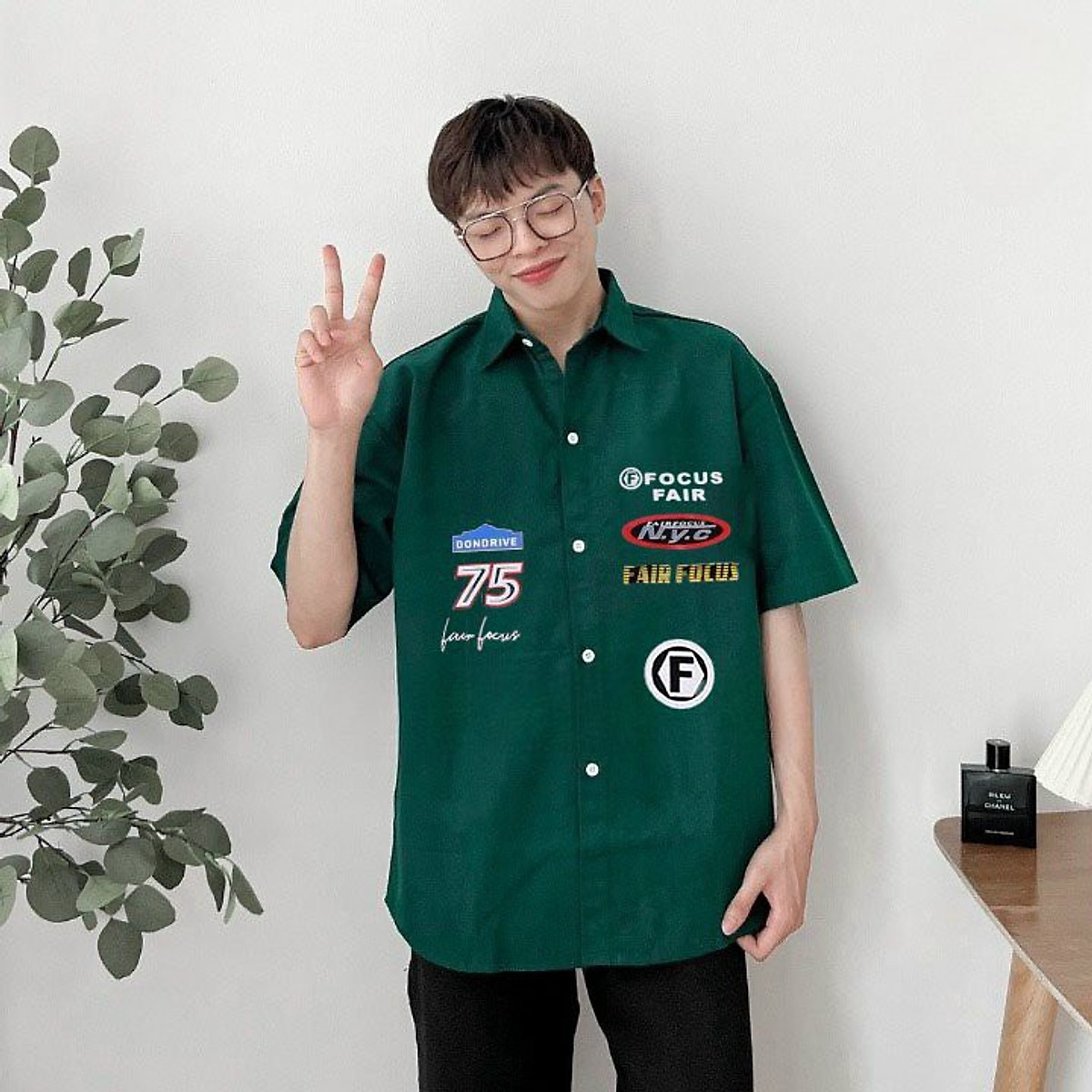 Áo sơ mi nam form rộng tay lỡ giá sỉ giá bán buôn Thị Trường Sỉ #26 Áo sơ mi nam form rộng tay lỡ giá sỉ giá bán buôn Thị Trường Sỉ