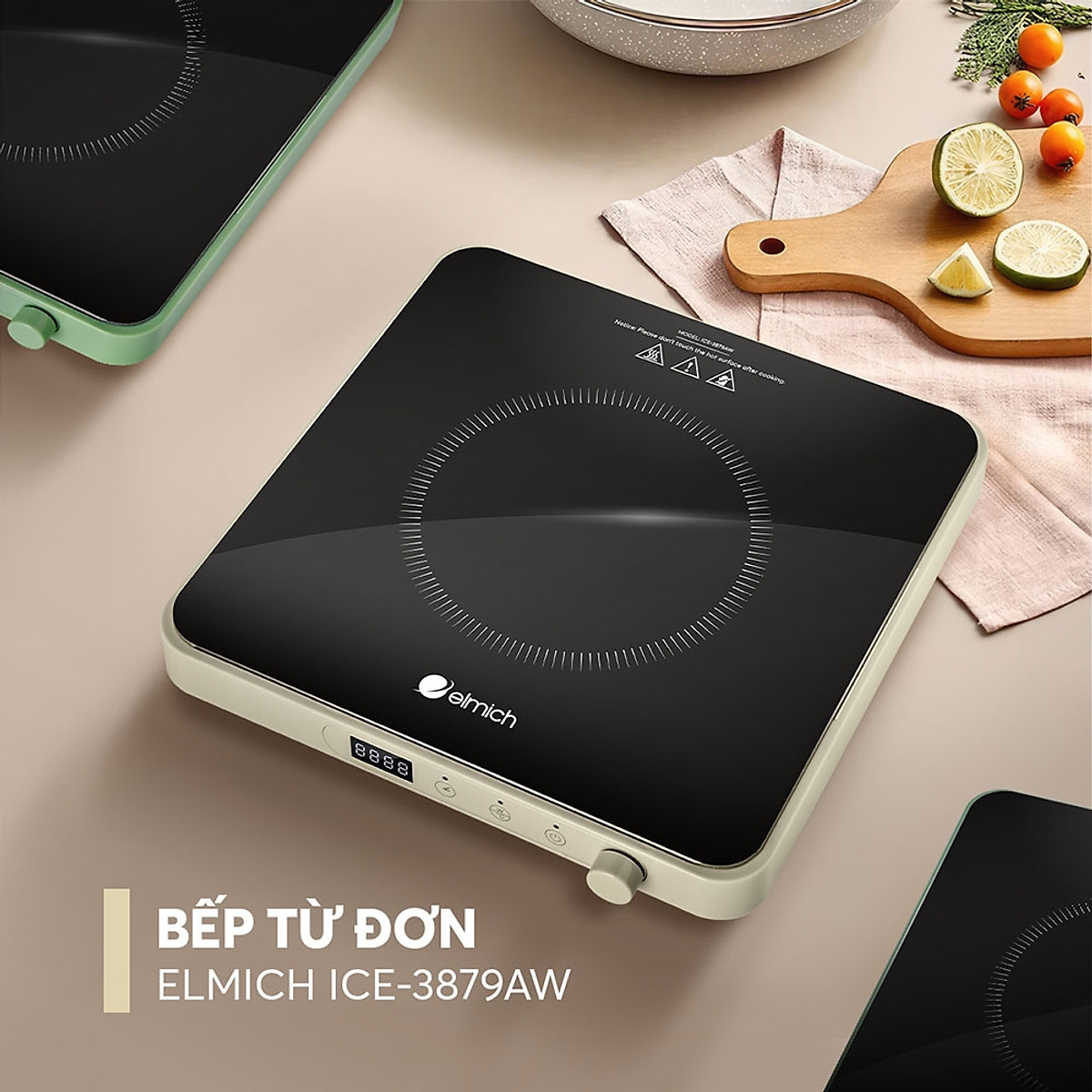 Bếp điện từ Elmich ICE 3879 - Hàng Chính Hãng