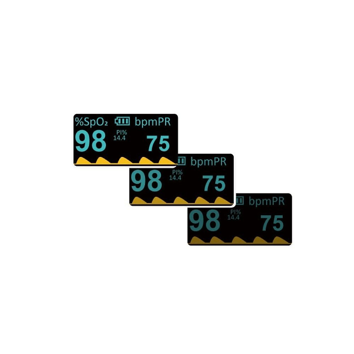 Máy đo nồng độ oxy máu SPO2 và nhịp tim, chỉ số PI Jumper JPD-500D (Chứng nhận FDA hoa kỳ + xuất USA)