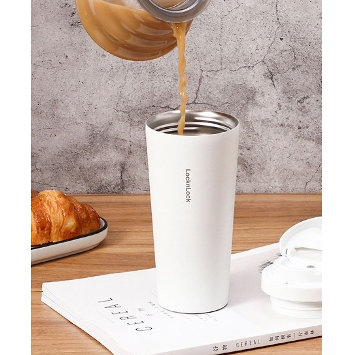 Bình Giữ Nhiệt Lock&Lock Energetic One-Touch Tumbler LHC3249 - 550ML