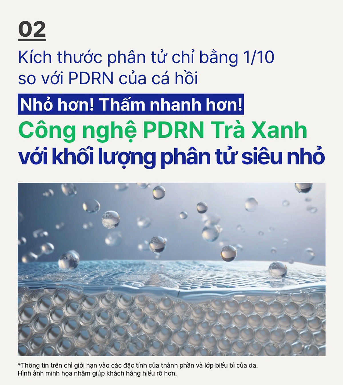 Serum Retinol PDRN tế bào gốc trà xanh cho da căng bóng đàn hồi 25ml