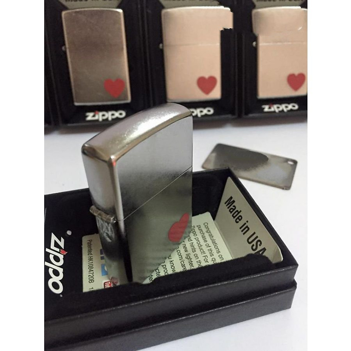 Bật Lửa Zippo Love Street Chrome Chính Hãng Usa - Bật lửa Zippo
