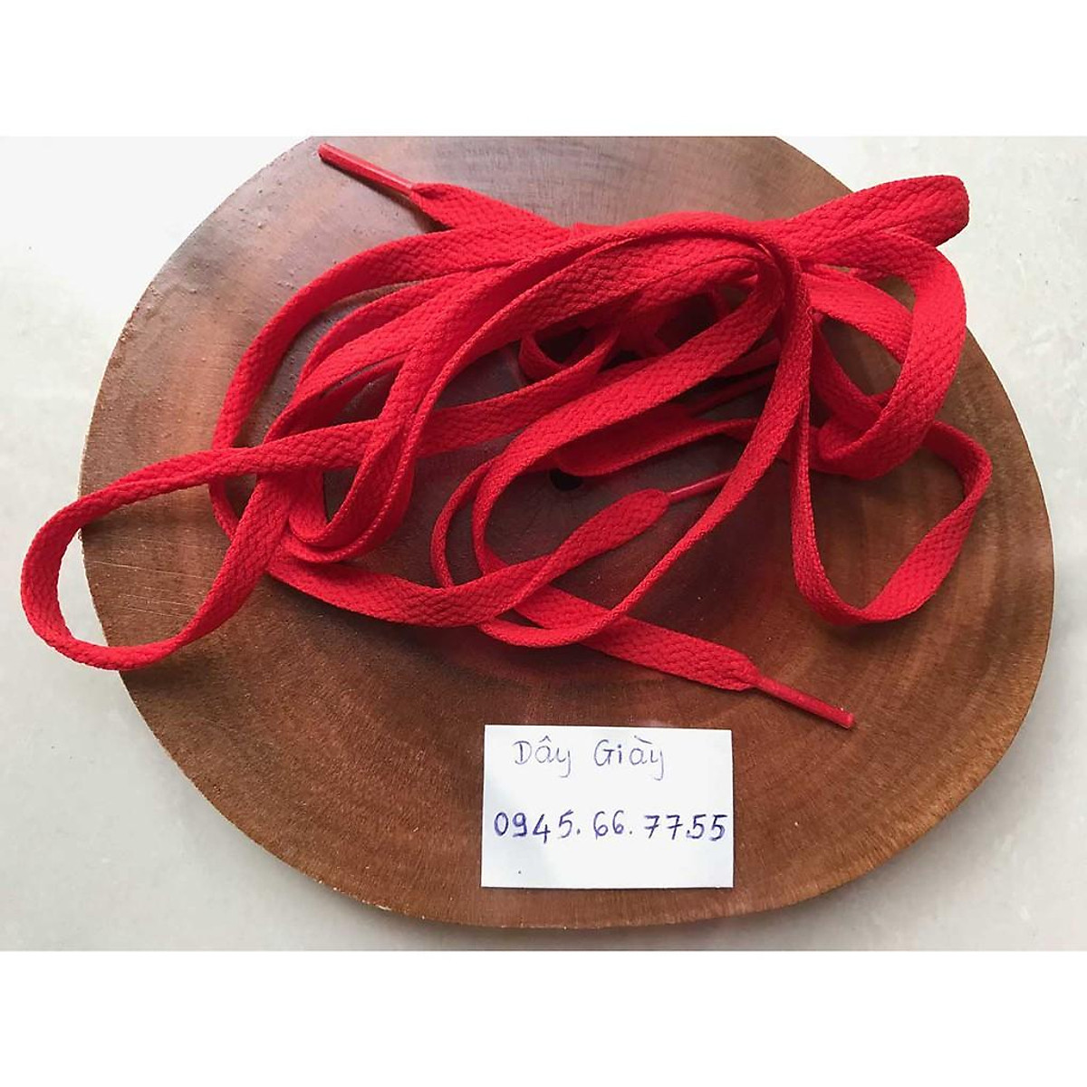 Dây giày màu đỏ 1.2m