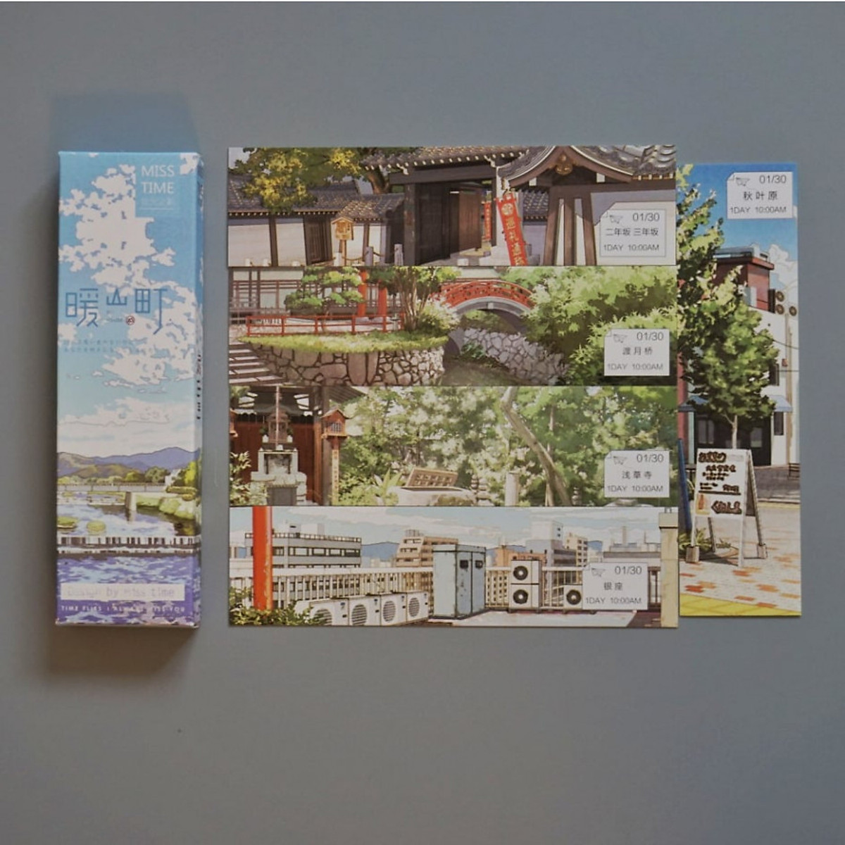 Mua Hộp 30 Bookmark đánh dấu sách chủ đề phong cảnh Nhật Bản theo phong  cách anime BM010