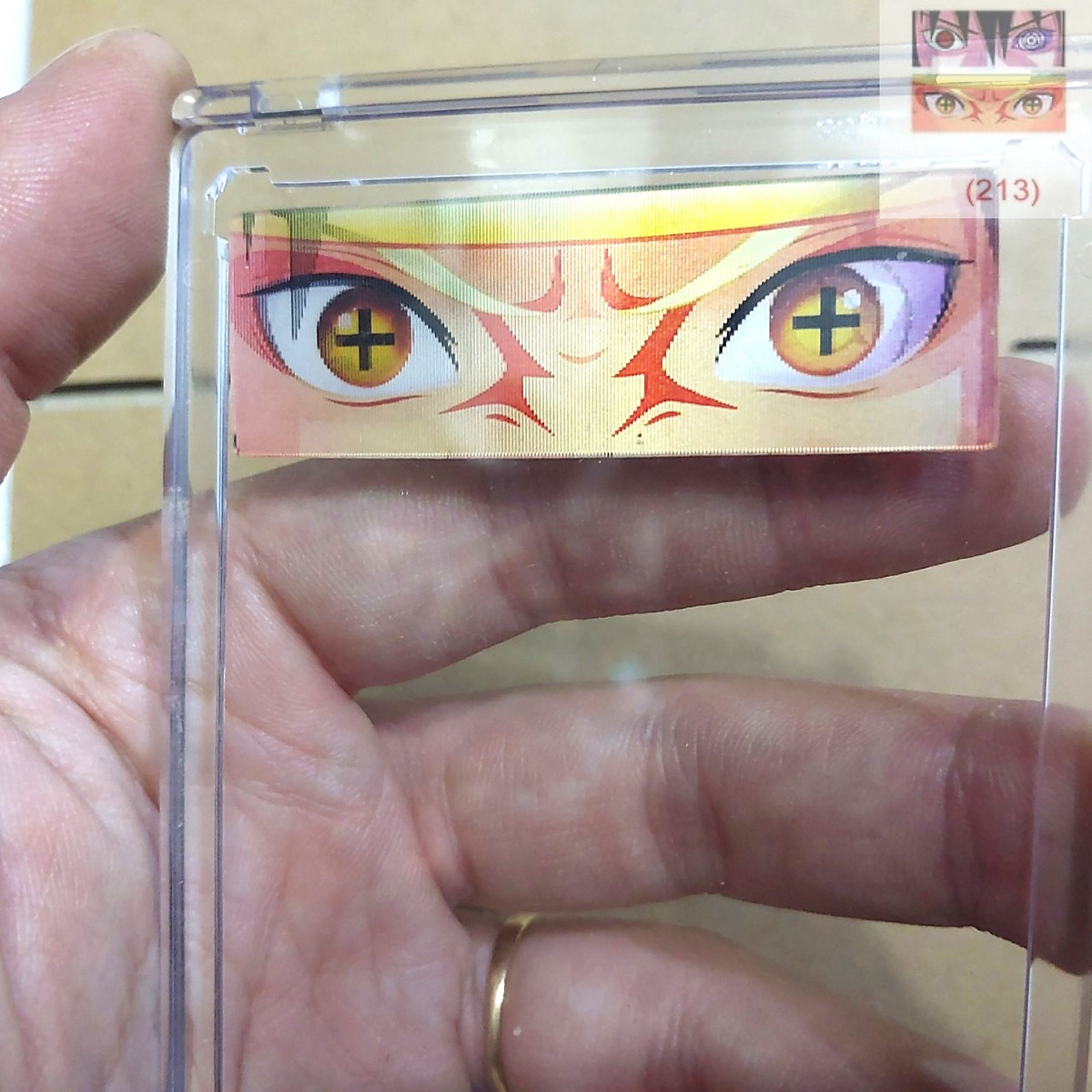 Thẻ Naruto Ảo Ảnh 3D Ánh Mắt Naruto Sasuke Anime Tặng Kèm Bọc Thẻ 2057 1