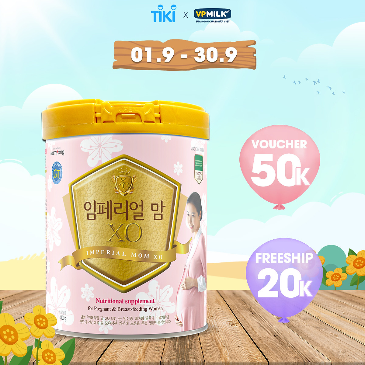 Sữa Bột Namyang Imperial Mom XO GT 800g