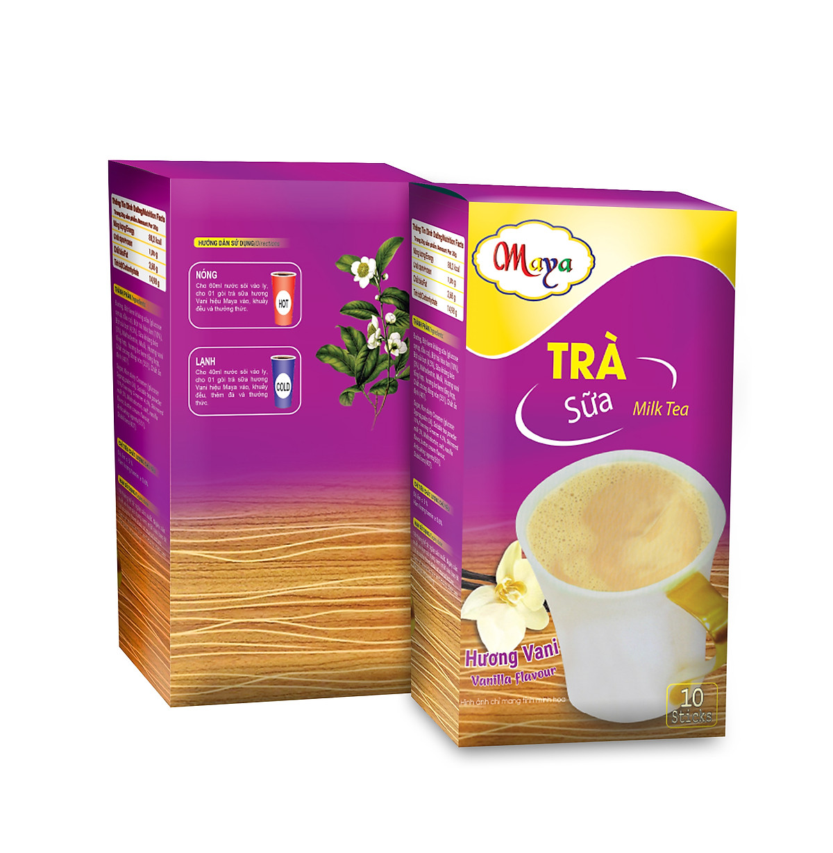 Combo: 2 Hộp Trà sữa Maya Vanilla - Trà