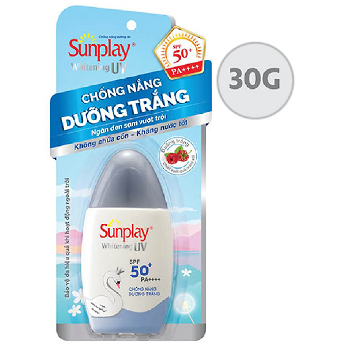 Kem chống nắng Sunplay dưỡng trắng da, dạng sữa Sunplay Whitening UV SPF 50, PA++++ 30g