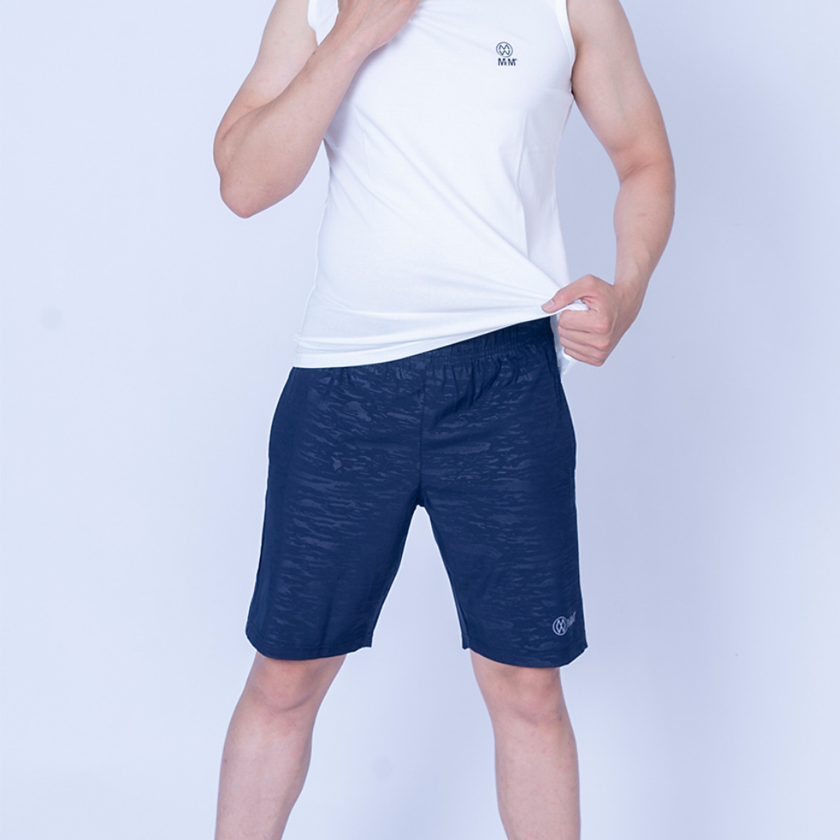 Quần đùi short gió nam thể thao Họa Tiết Rằn Ri trẻ trung năng động, thoáng mát co giãn 4 chiều MRM Manlywear