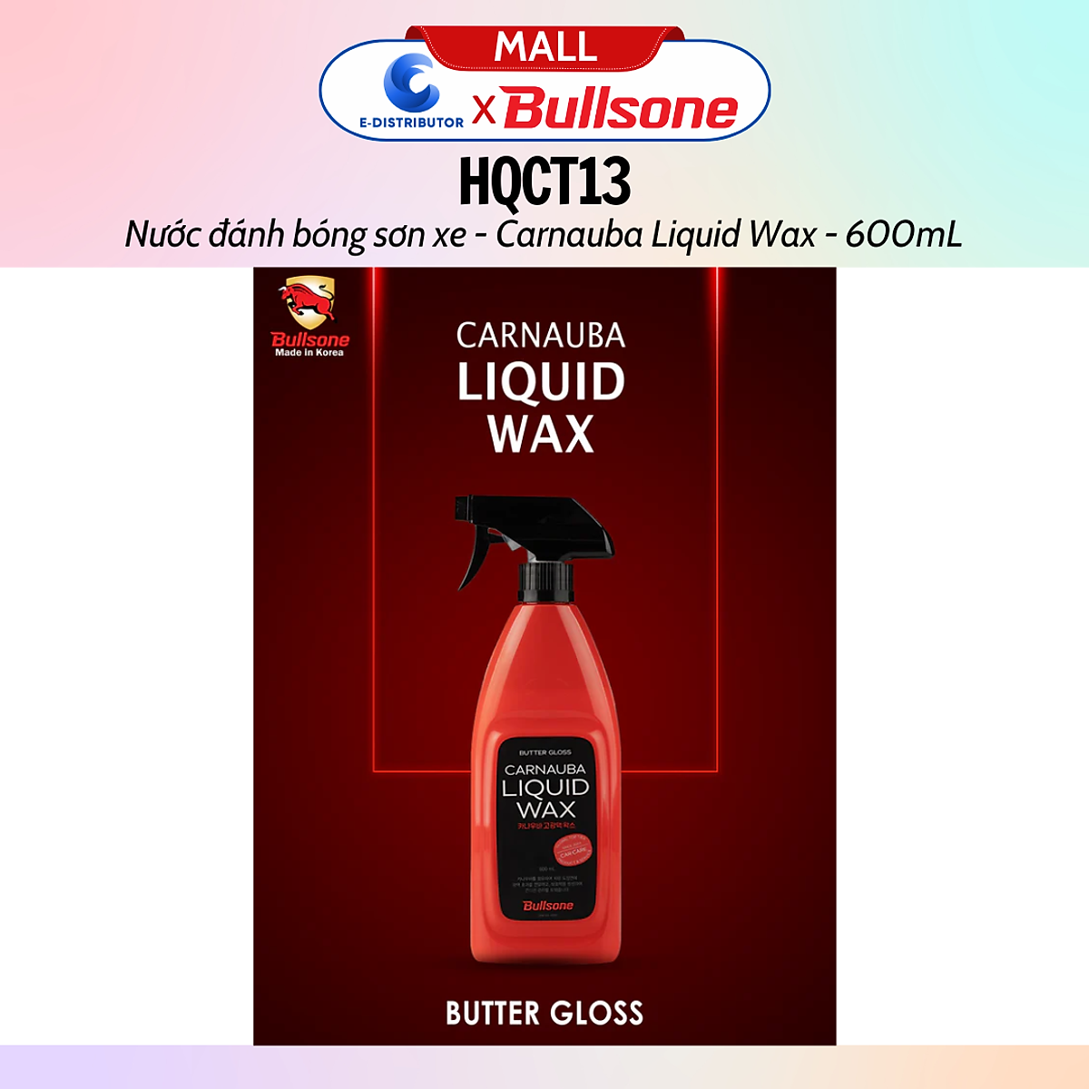 Nước Đánh Bóng Sơn Bullsone HQCT13 (550ml) - Hàng Chính Hãng