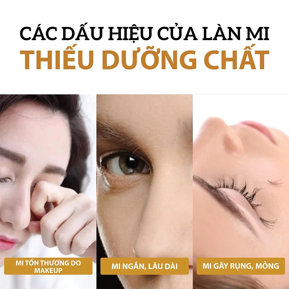 Serum dưỡng mi từ dầu nguyên chất (dừa, olive, argan) hiệu quả sau 3 tuần MILAGANICS 5ml (tuýp)