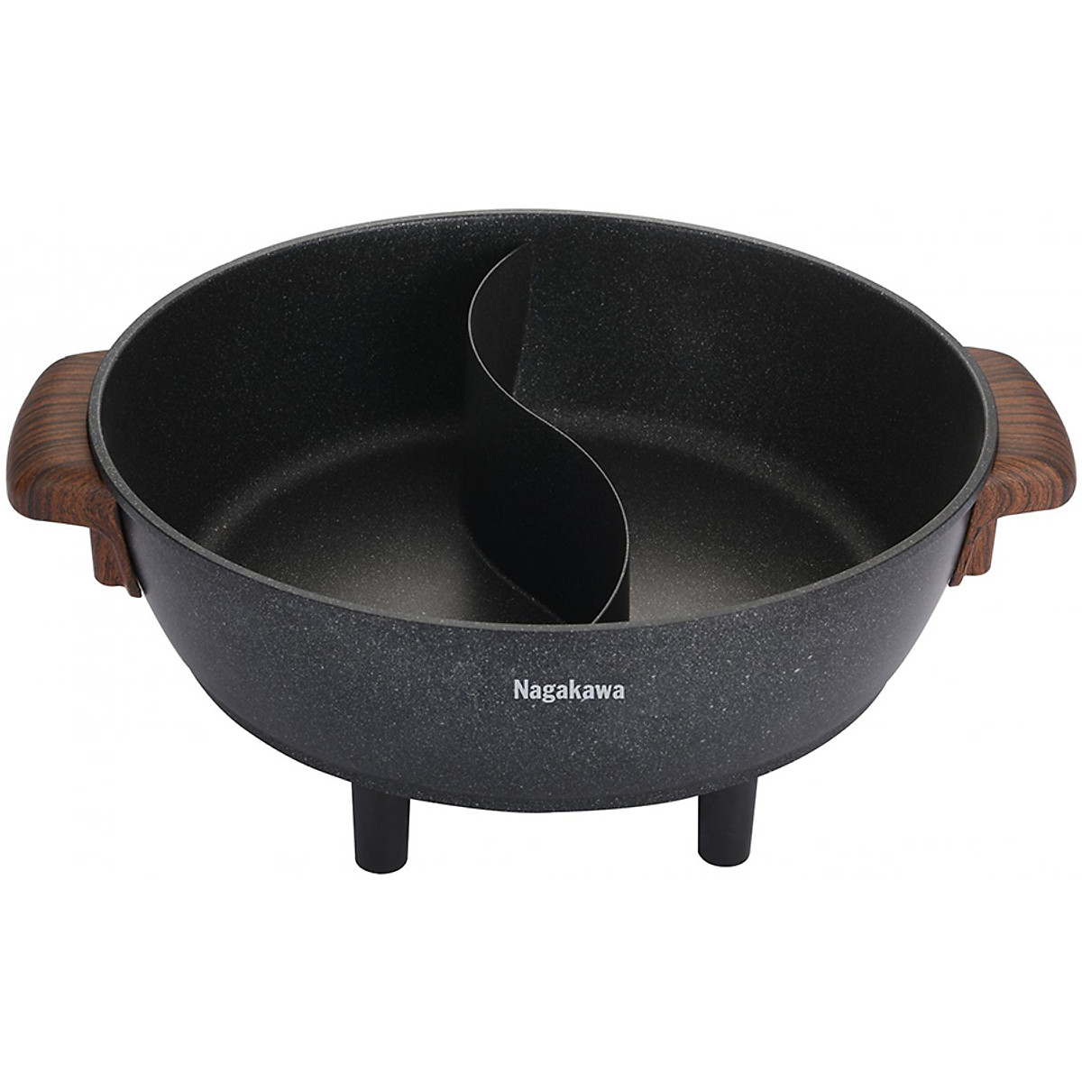Lẩu điện 2 ngăn đa năng Nagakawa NAG1906 (6.0 Lít) - Hàng Chính Hãng