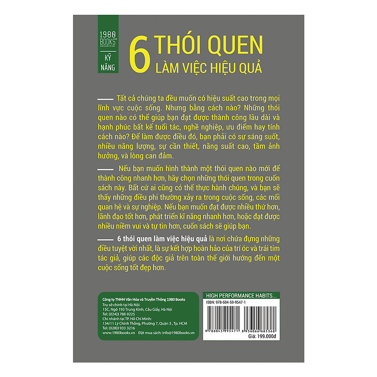 High Performance Habits: 6 Thói Quen Làm Việc Hiệu Quả