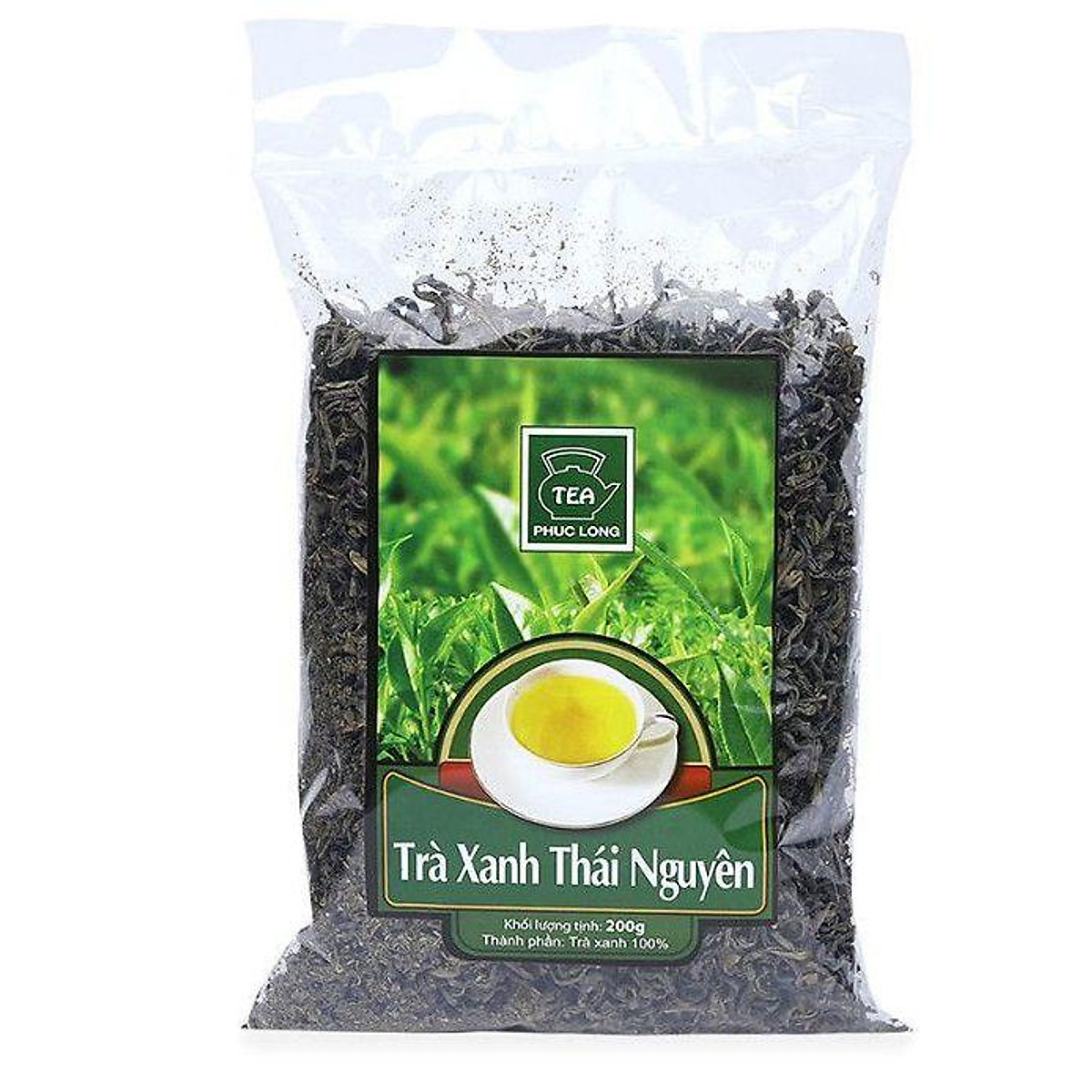 Trà xanh Phúc Long Thái Nguyên 200G - Trà khô, trà đóng chai