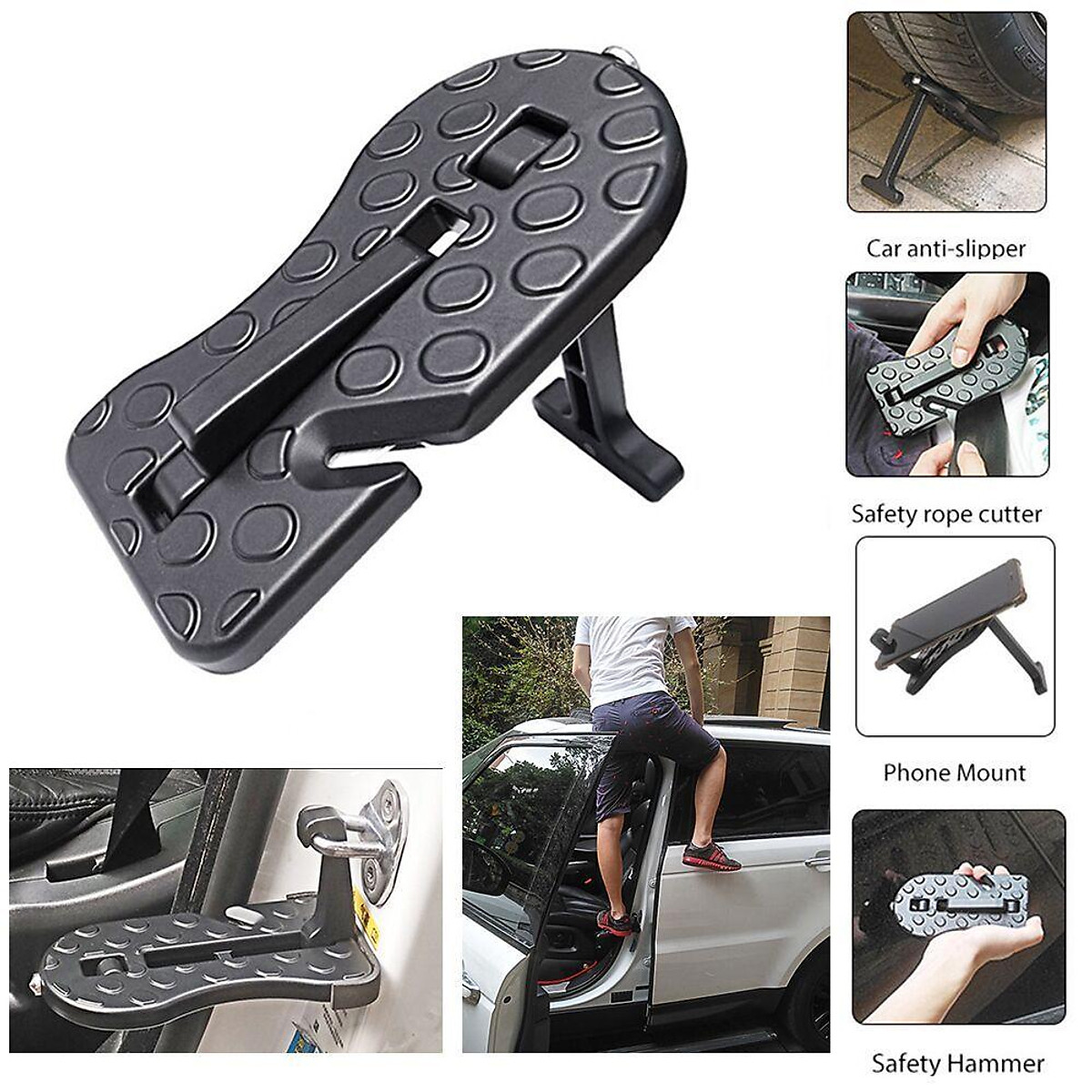 Mua Folding Car Door Latch Hook Step Mini Foot Pedal Ladder for Jeep
