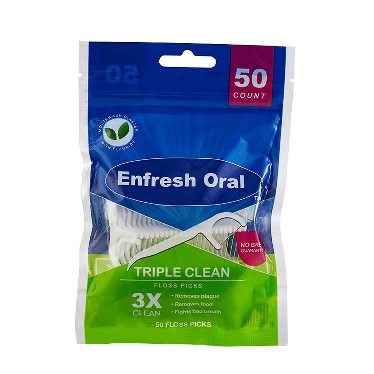 Tăm chỉ nha khoa tiệt trùng Coral, hộp 50 cái. Hàng nhập khẩu Nhật Bản