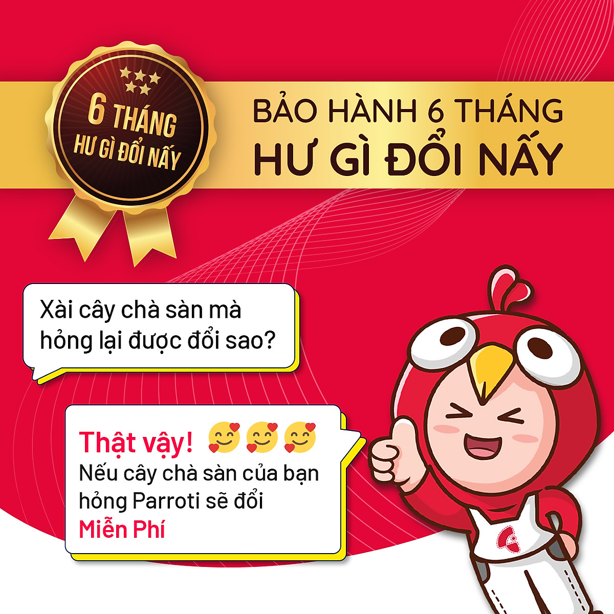 Cây chà sàn thông minh cao cấp, chổi chà sàn đa năng 2 trong 1, cọ sàn và gạt nước – Parroti Easy ES02