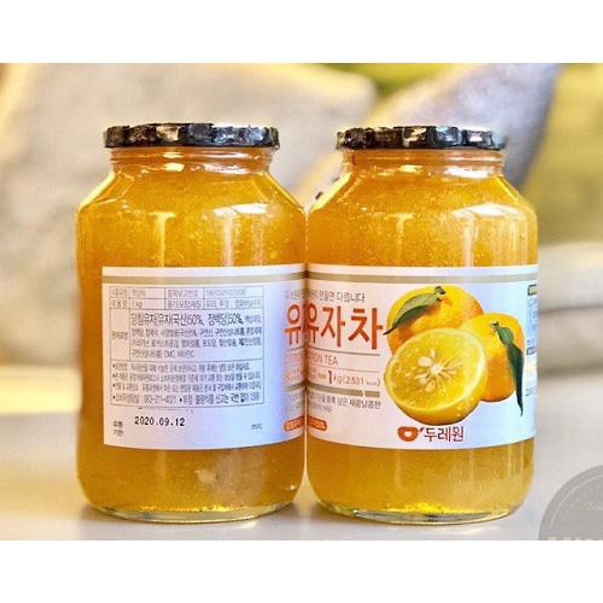 Mật ong chanh đào Dooraeone Hàn Quốc (1kg) - chính hãng