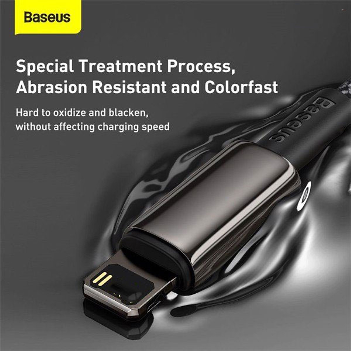 Cáp sạc nhanh, siêu bền C to IP 20W Baseus Tungsten Gold dùng cho iPhone 12/ iP11 Series/ iPXS Max (20W, Fast Charging & Data Cable)- Hàng chính hãng