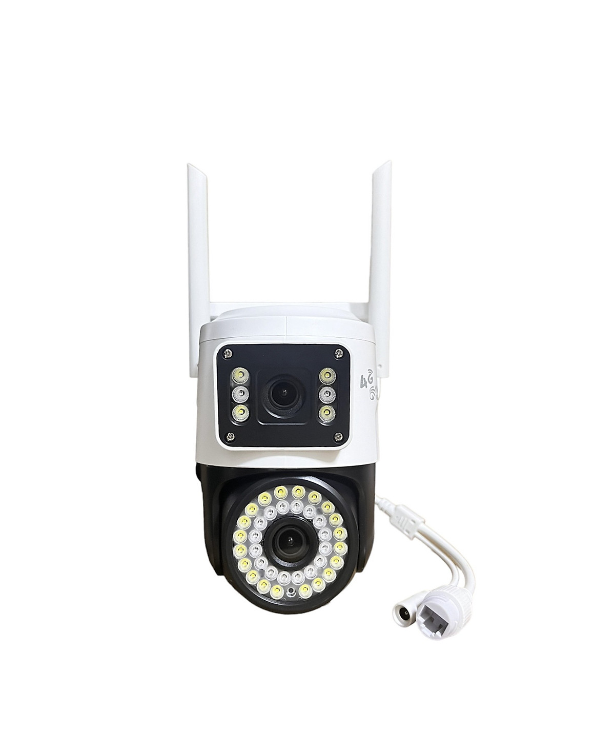 Camera 4G Yoosee 2 MẮT XEM 2 MÀN HÌNH 5.0MPX xoay 360 độ, xem đêm có màu, hỗ trợ đàm thoại 2 chiều - hàng chính hãng