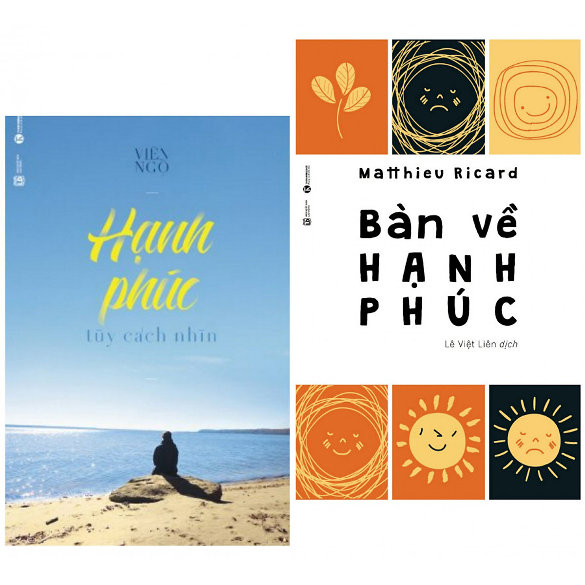 Combo 2 cuốn: Hạnh Phúc Tùy Cách Nhìn + Bàn Về Hạnh Phúc ( Tặng kèm bookmark)