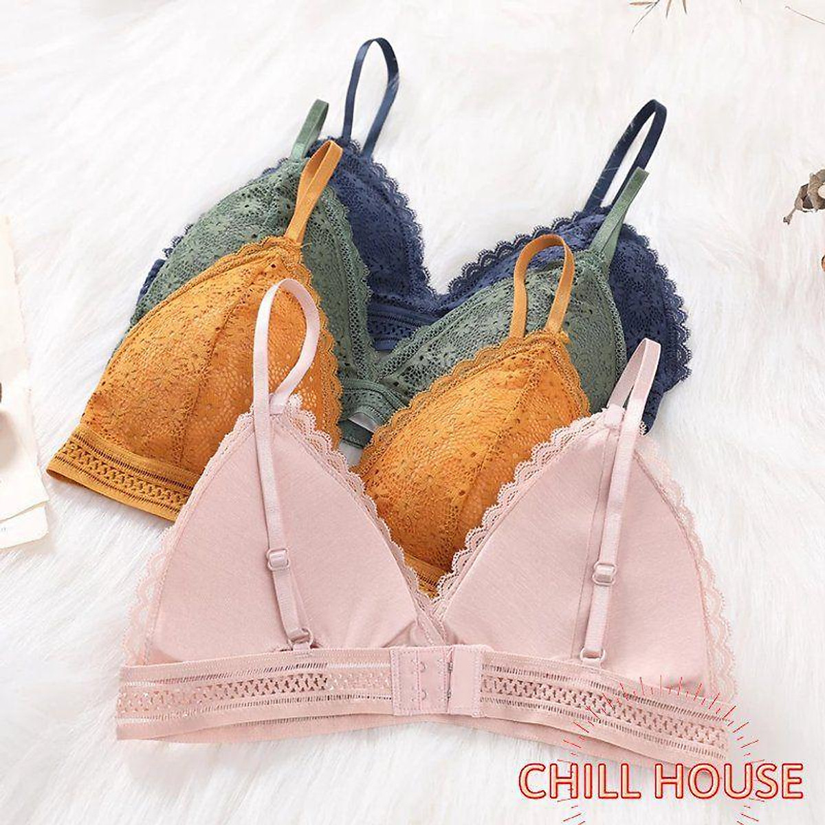 Áo Bra REN kiểu Pháp mút mỏng tháo được nhiều màu mã 7338 - CHILLHOUSE