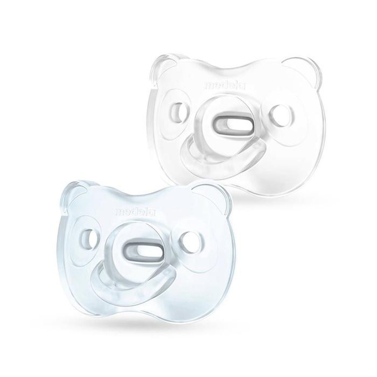Ty ngậm Medela Baby Soft Silicon 0 - 6 tháng - Có hộp đựng tiệt trùng - Silicone mềm nguyên mảnh - Không chứa BPA