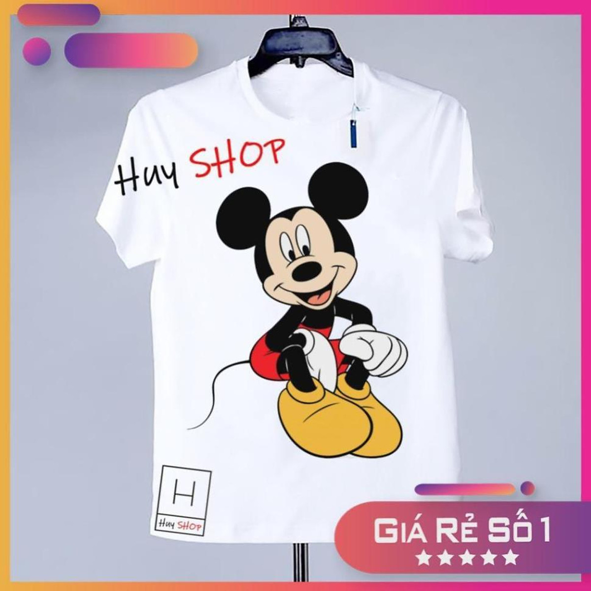 Mua - [GIẢM SẬP SÀN] Áo thun Nữ Cute Chuột Mickey Dễ Thương Siêu ...