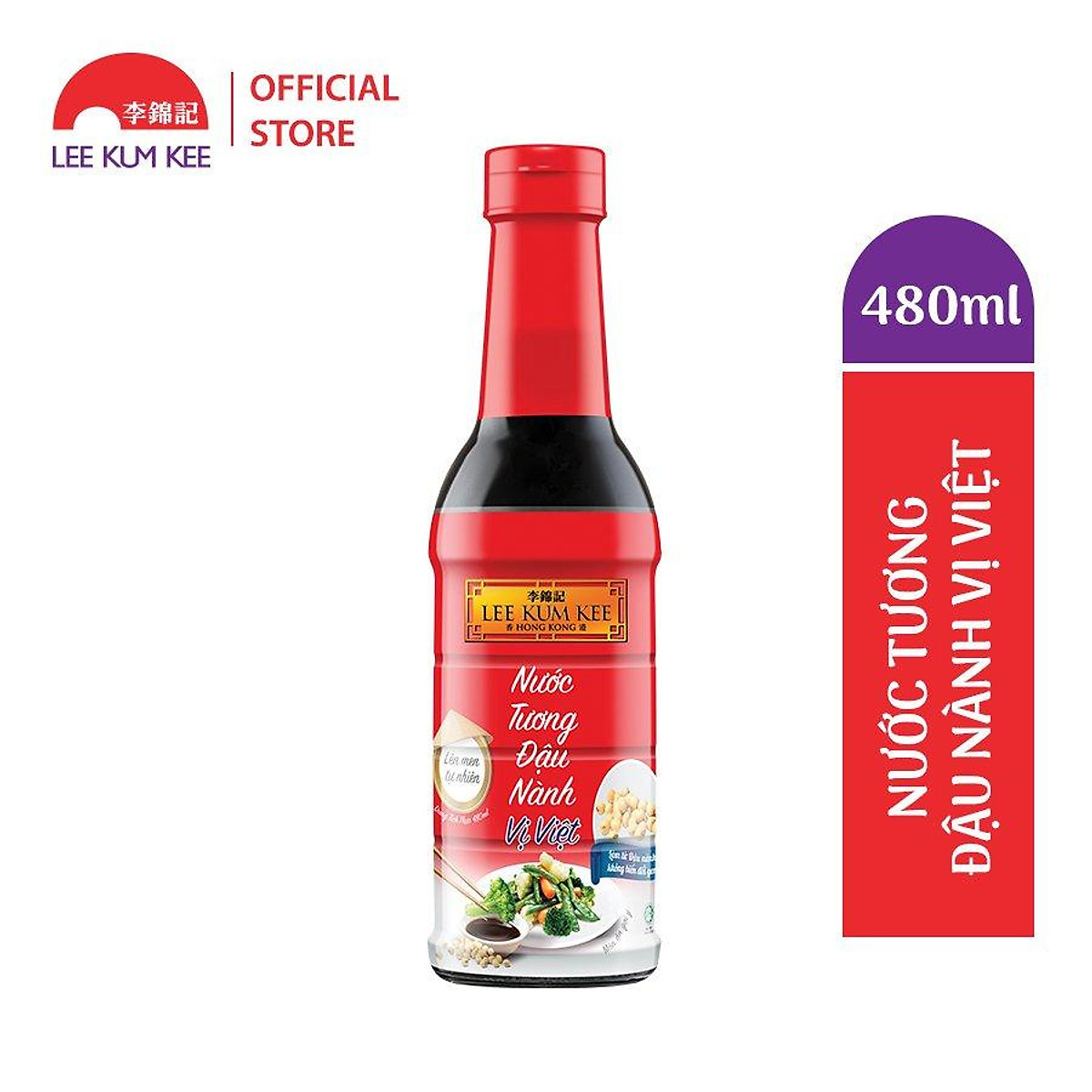 Nước tương Lee Kum Kee Vietnamese Style Soy Sauce vị Việt Nam 480ml