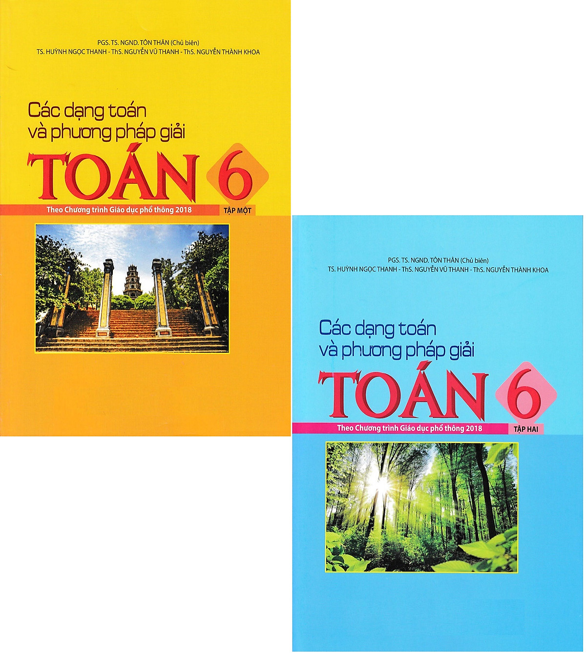 ComBo Các Dạng Toán Và Phương Pháp Giải Toán 6 - Tập 1 + Tập 2 (Theo Chương Trình Giáo Dục Phổ Thông 2018)