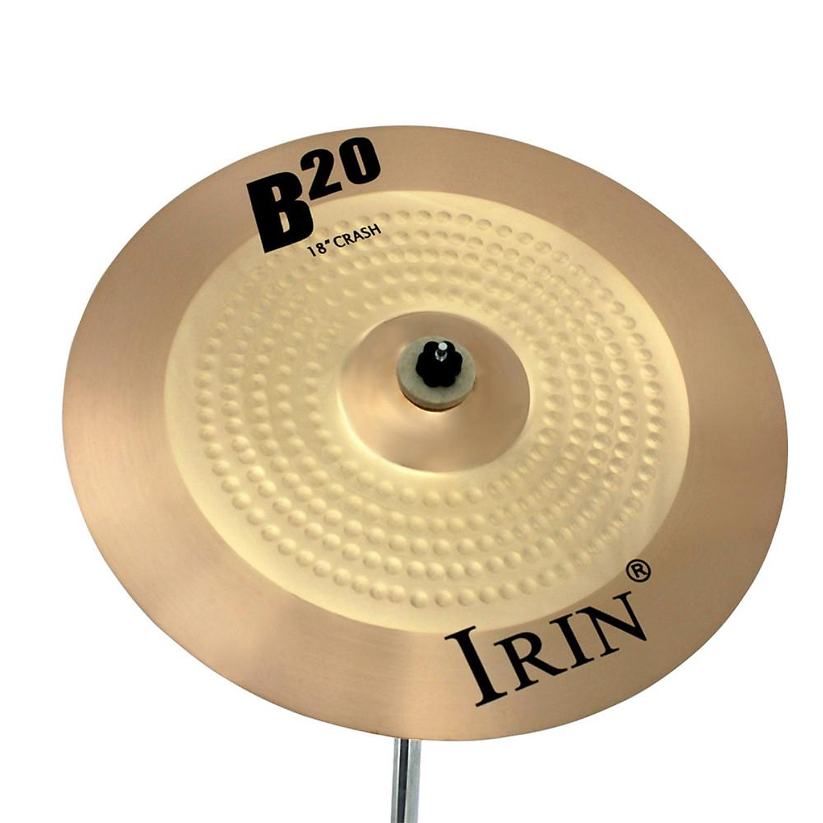 18-inch Cymbal Strong Sound Cymbal Set High-pitched Cymbal Hanging Rub  Oblique Cymbal Rack Fork Bracket Drum Kit Cymbals 楽器アクセサリー