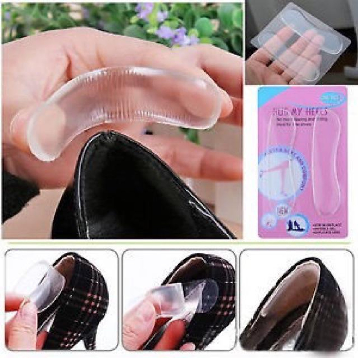 Combo 2 miếng lót giày silicon