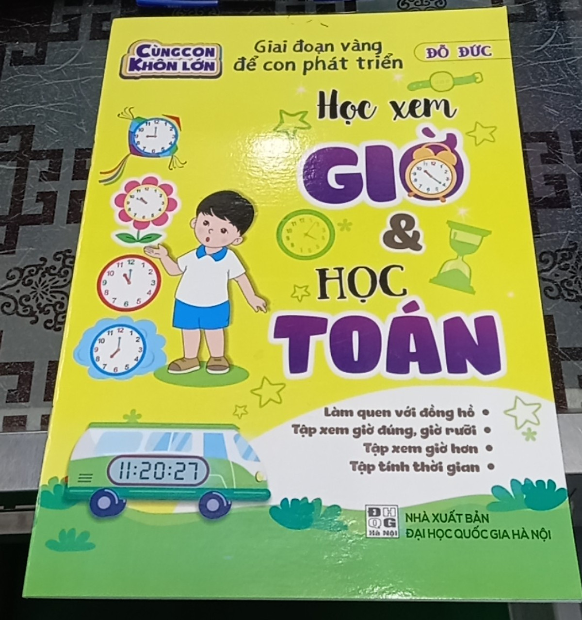 NDB - Hành trang vào lớp 1 làm quen với toán tập 1 + Học xem giờ và học toán (bộ 2 cuốn)