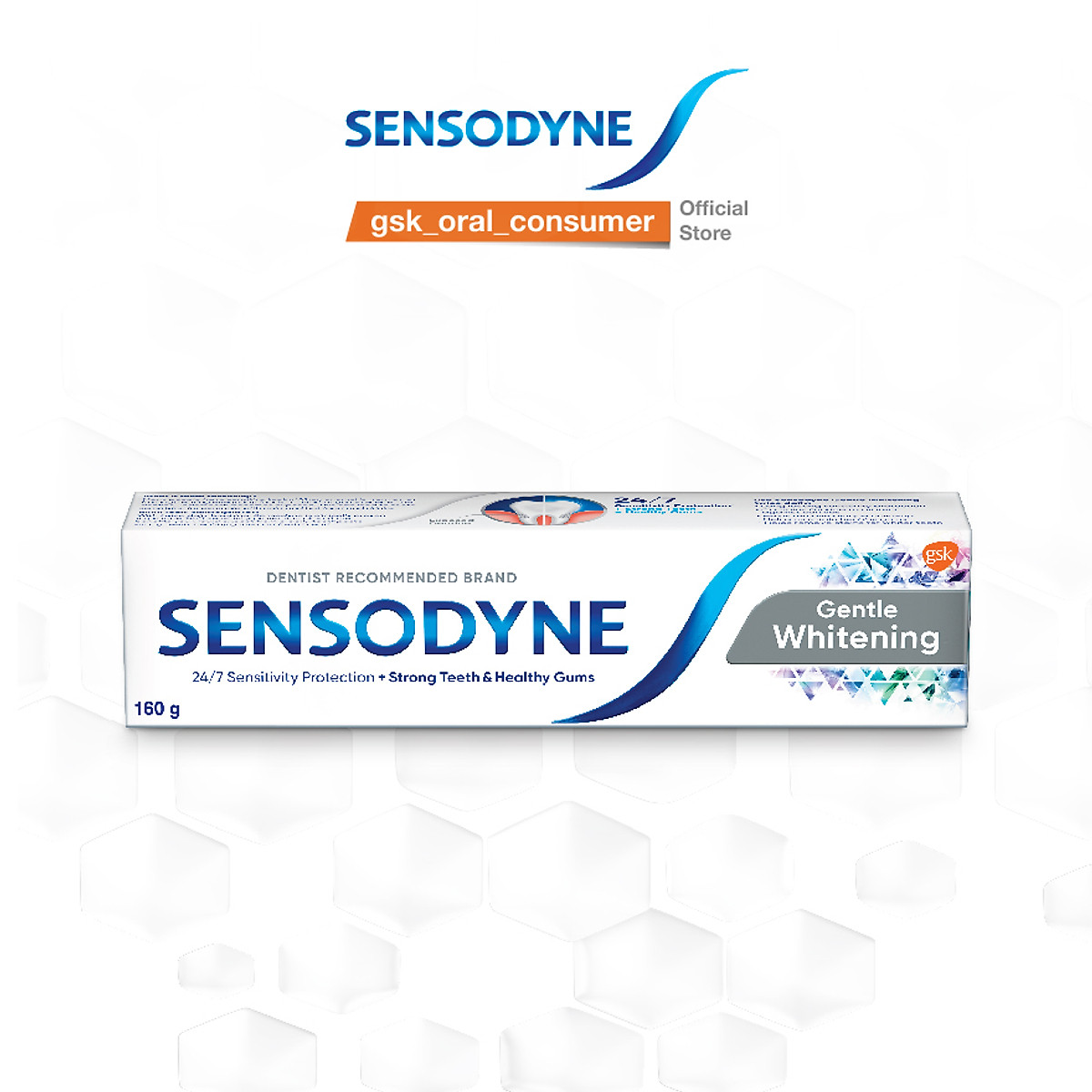Kem đánh răng Sensodyne Gentle Whitening 160g