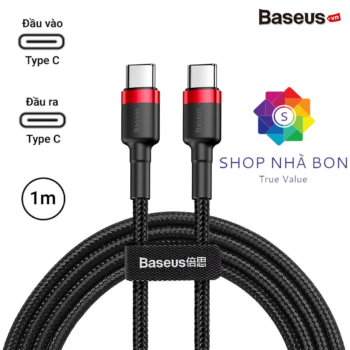 Dây cáp sạc nhanh Type-C truyền data tốc độ cao Baseus Cafule Type C to Type C PD cho Smartphone / Tablet / Macbook / Laptop Type C dài 1M (3A, 60W, Sạc nhanh PD, Sạc nhanh QC 4.0 Quick Charge) - hàng chính hãng