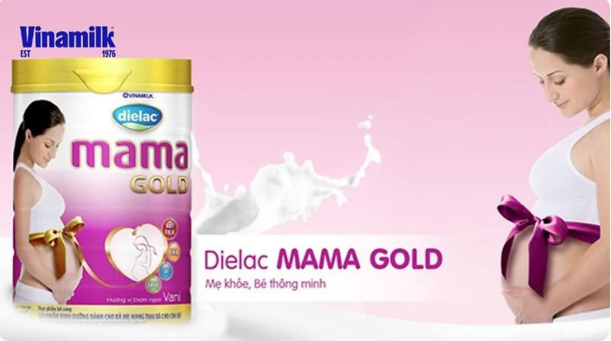 Sữa bột Vinamilk Dielac MaMa Gold hương Vani lon 900g