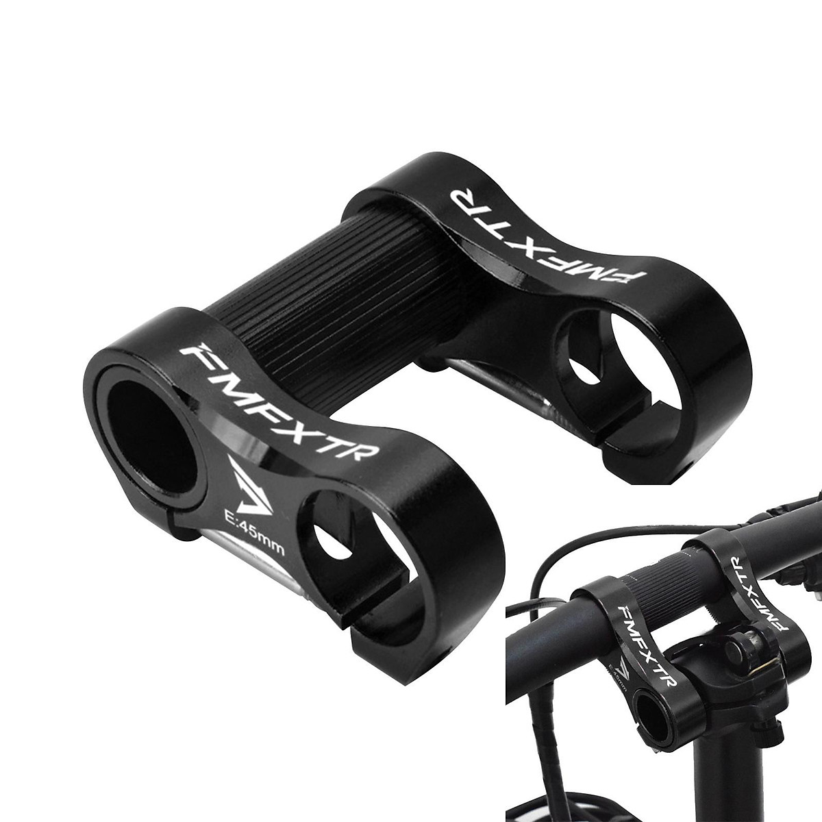 Folding Bike Double Stem Riser Handlebar Stem 25.4mm/1" for Folding