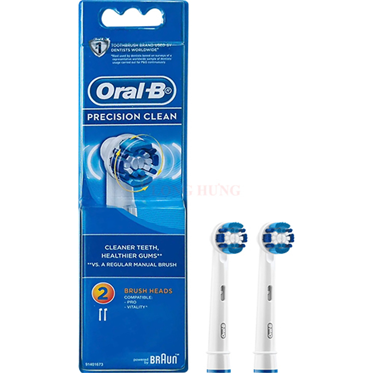 Đầu bàn chải thay thế bàn chải điện Oral-B Precision Clean EB20 - Hàng chính hãng