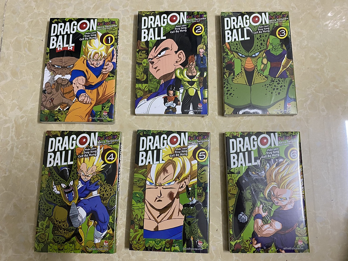 Mua Dragon Ball Full Color Phần 5 từ Tập 1 đến Tập 6 tại Tủ sách Hoa