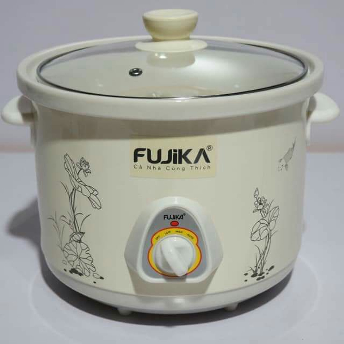 Nồi Kho Cá Fujika FJ-KC25 (2.5L) - Màu Nâu - Hàng chính hãng