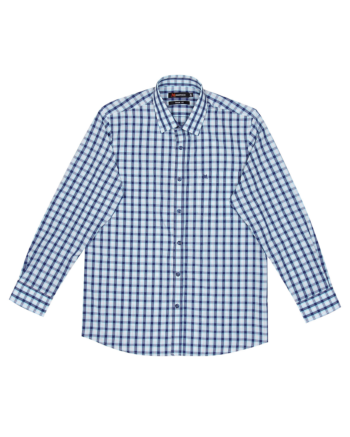 Áo sơ mi nam tay dài form suông Khatoco A1MD398T1-CNCR168-2410-D