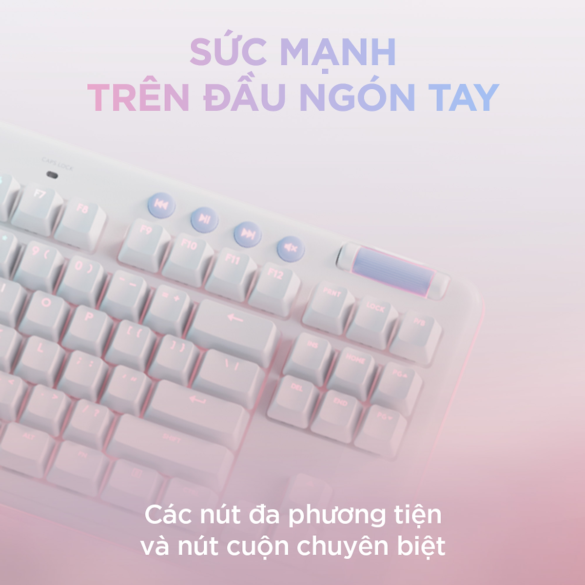 Bàn phím cơ gaming có dây Logitech G713 TKL - RGB, 2 loại GX Switch, kèm kê tay, cáp USB-C, tương thích PC, Mac - Hàng Chính Hãng