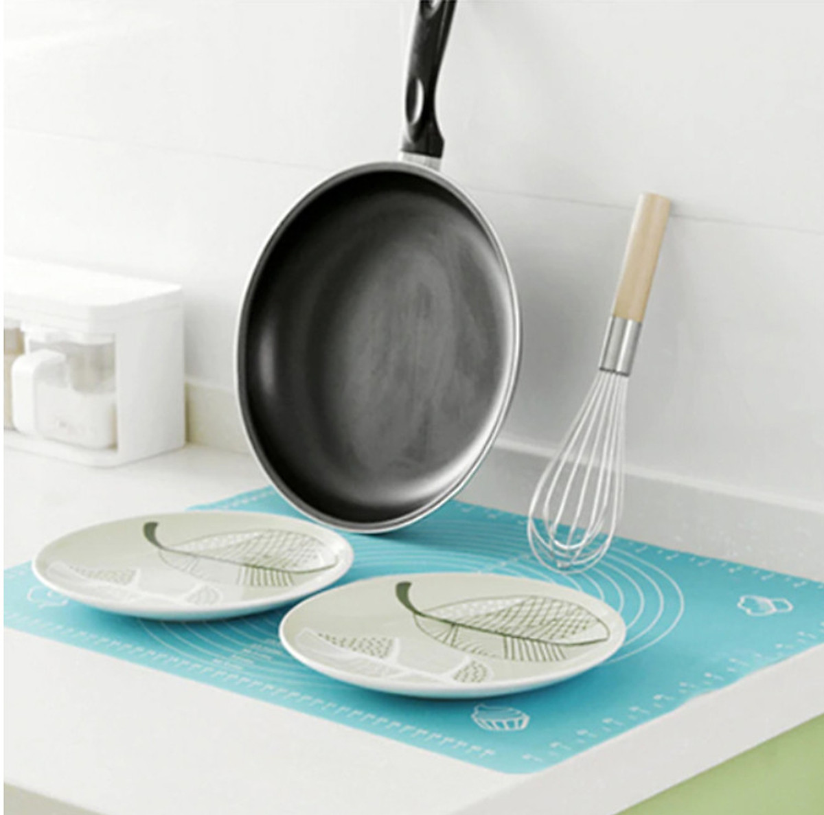 Tấm Lót, Thảm Nhào Bột Silicon Làm Bánh Chống Dính Chuyên Dụng KUNBE