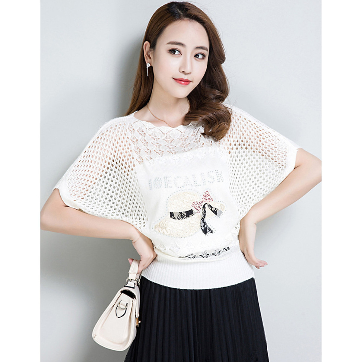 Mua Áo Len Nữ Kiểu Cánh Dơi Tặng Kèm Áo Lá ALN005 MayBlue Thời Trang Hàn Quốc - Shoes - One Size tại AN FASHION Mua Áo Len Nữ Kiểu Cánh Dơi Tặng Kèm Áo Lá Aln005 Mayblue Thời Trang Hàn Quốc - Shoes - One Size Tại An Fashion