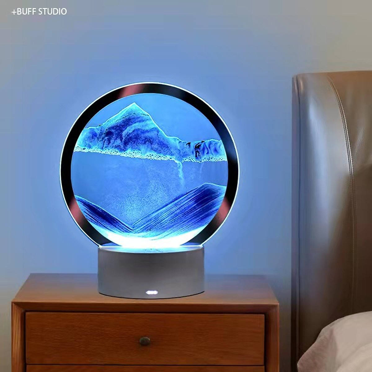 Tranh cát chuyển động 3D đế đèn LED cảm biến đổi màu, tranh cát lún sáng Tranh Cát Chuyển Động 3D Đế Đèn Led Cảm Biến Đổi Màu, Tranh Cát Lún Sáng