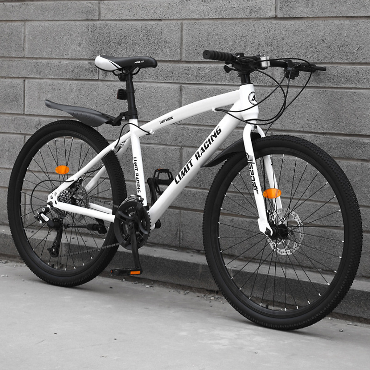 Xe đạp touring, xe đạp đường phố Limit Racing 26inch - Tặng chuông, bình nước, chắn bùn trước sau, đồ lắp xe