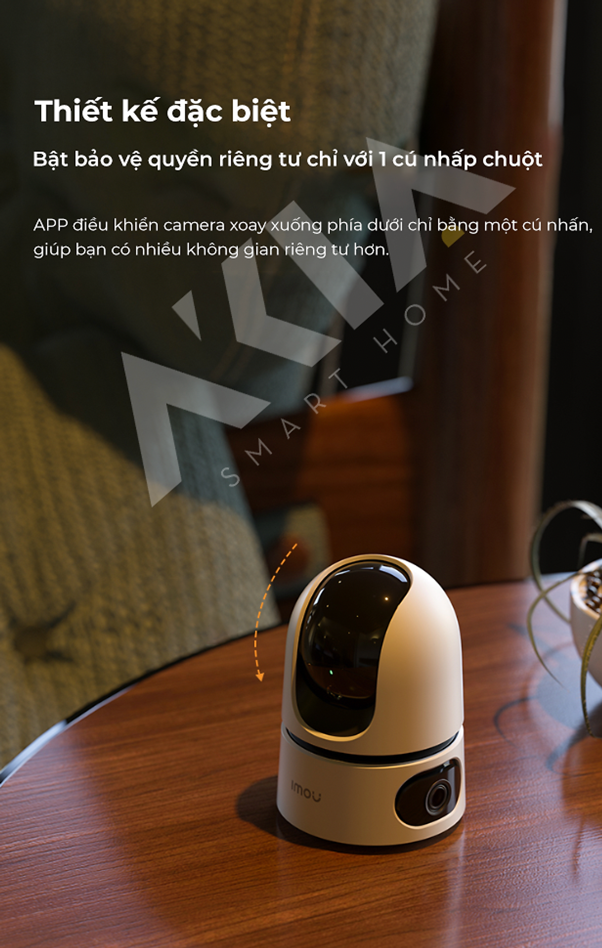 Camera Imou Ranger Dual 6MP - Camera kép trong nhà, Đàm thoại 2 chiều, Có màu ban đêm - Hàng chính hãng