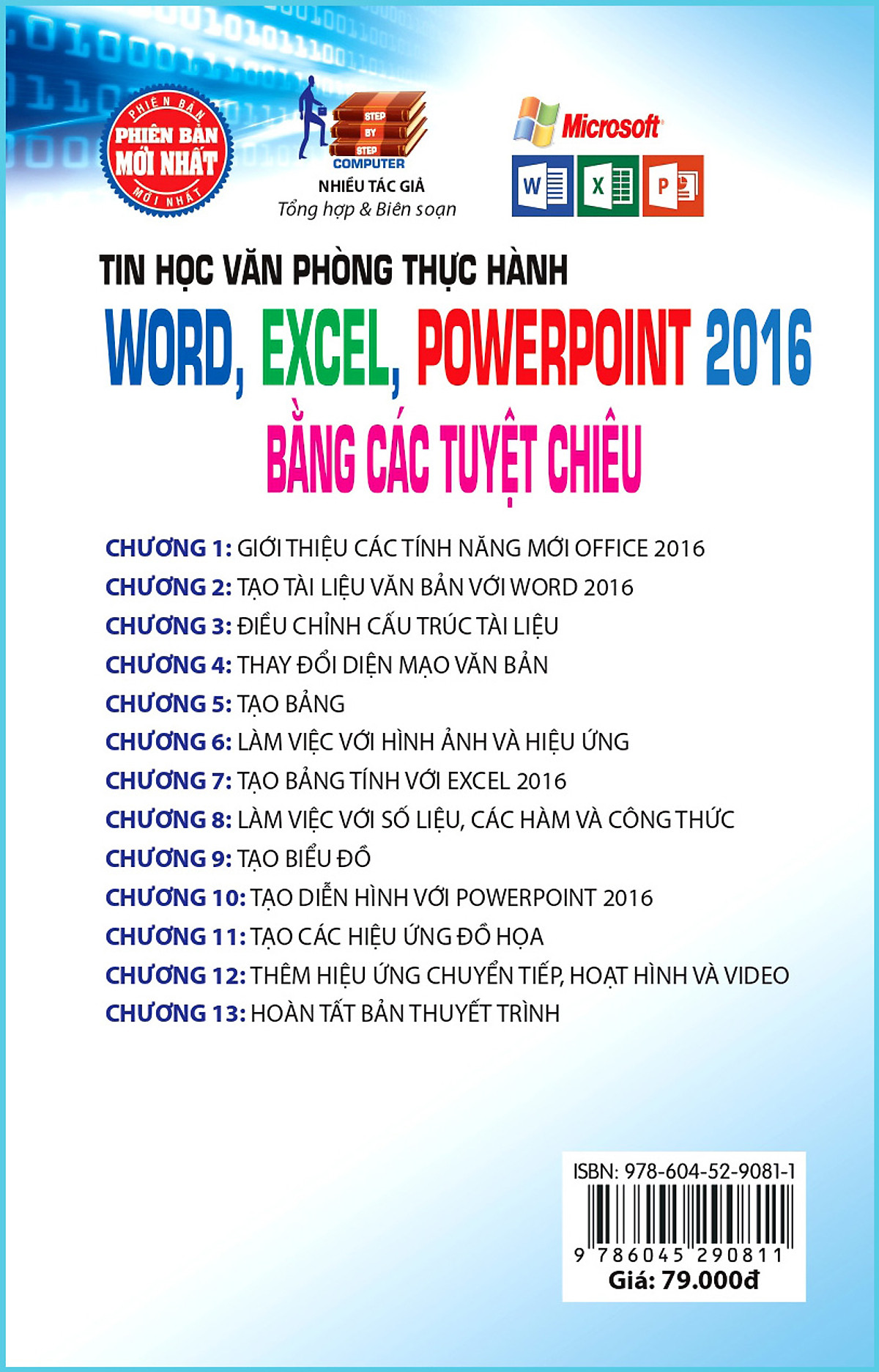 Thực Hành Microsoft Word - Excel - PowerPoint 2016 Bằng Các Tuyệt Chiêu (Sách kèm theo CD Bài tập) (Tái bản năm 2020)
